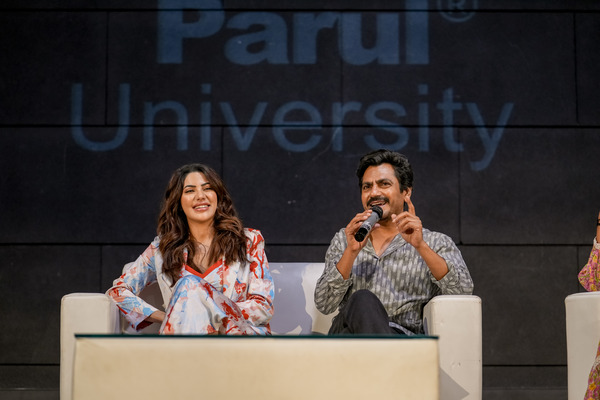 Nawazuddin Siddiqui and the cast of Jogira Sara Ra Ra visited PU for an interaction with the students and inspiring future performing artists and filmmakers.